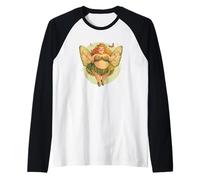 Grande fata volante con ali costume per adulti e bambini Maglia con Maniche Raglan