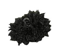 Grande fermaglio for capelli con fiore di paillettes, for donne, alla moda, con fermaglio for capelli a forma di squalo, fermaglio for capelli con coda di cavallo, fermaglio for capelli con volume ret