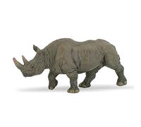 PAPO - Statuetta di animale grande - Rinoceronte, Potere della Savana, giocattolo per bambini da 3 anni - Conoscenza degli animali della Savana e protezione delle specie