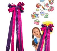 Grande Fiocco 3D,Fiocco per Borsa da Scuola,Fiocco per sacchetti di zucchero,Fiocco per Borsa di Zucchero a Farfalla,decorazione per l'inizio della scuola,la tradizionale Schultüte tedesca viola