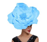 Grande Fiore Copricapo Capelli Fiocco Cappello Sposa Trucco Da Fotografia