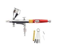 Grande flusso d'aria Dual Action Airbrush Pan Spray Gun Pistola for modello Art Model Body Paint Artista Makeup Nail Tattoo Tools,Offre risultati professionali(Ck)