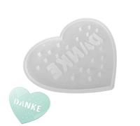 Grande forma di silicone cardiaco, forma di cuore d'amore per la luce, fai da te liscia della resina per matrimonio e decorazione familiare, celebrazioni di festival e progetti