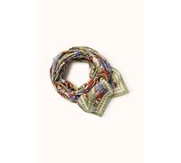 Grande foulard stampato, LATIKA BOUQUET Verde TU Floreale