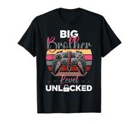 Grande Fratello Livello Sbloccato Console Gamer Fratello Maggiore Fratello Maglietta