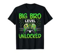 Grande Fratello Livello Sbloccato Console Gamer Fratello Maggiore Fratello Maglietta