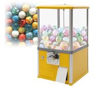 Grande Gashapon Machine Commerciale, Candy Machine a Mo-neta, Vending Equipment Senza Corrente, Capsule Toys 360° Rotanti, Perfetta per Amusement Parks e Arcade(Yellow)