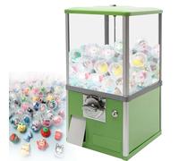Grande Gashapon Machine Commerciale, Candy Machine a Mo-neta, Vending Equipment Senza Corrente, Capsule Toys 360° Rotanti, Perfetta per Amusement Parks e Arcade(Green)