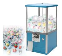 Grande Gashapon Machine Commerciale, Candy Machine a Mo-neta, Vending Equipment Senza Corrente, Capsule Toys 360° Rotanti, Perfetta per Amusement Parks e Arcade(Blue)