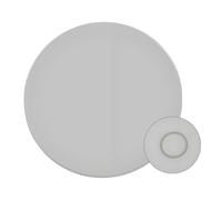Grande giradischi rotondo in legno, 85 cm, con texture rustica in marmo, vassoio rotante per cucina e tavolo da pranzo, perfetto piatto da portata e essenziale per l'intrattenimento