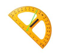 Grande goniometro per insegnanti, 45 cm, con per insegnamento, righello per geometria matematica, resistente all'usura, sicuro, per lezioni di matematica e dimostrazioni geometriche in aula