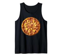 Grande Grafica Hawaiana Pizza per Compleanni, Costumi e Divertimento Canotta