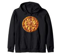 Grande Grafica Hawaiana Pizza per Compleanni, Costumi e Divertimento Felpa con Cappuccio