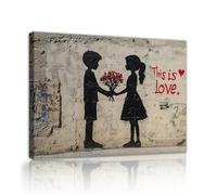 Grande grafica murale graffiti Arte astratta da graffiti Graffiti Arte Graffiti Illustrato Questo è un dipinto d'amore per camera da letto soggiorno 40x60cm Innerframe