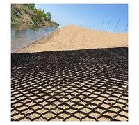 Grande griglia geografica in plastica per stabilizzazione del suolo, supporto per ghiaia e argine, 6 x 8 m, griglia a terra per una maggiore resistenza e durata