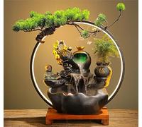 Grande gru che scorre fontana ornamentale - decorazione zen per interni per casa e ufficio - decorazione umidificatore per attirare ricchezza - regalo perfetto per la nuova casa (piccolo zither)