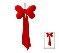 Grande in Velluto per Albero | Decorazione per camini per Feste e Occasioni | Ornamenti Pendenti per Albero di Natale | per Matrimoni, Porte d'ingresso, Soggiorno, Compleanni, Feste, Santo