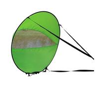 Grande kit di vela portatile per kayak, vela a a vento pieghevole con finestra trasparente, kit vela da kayak pieghevole sotto il vento, paralume multiuso per kayak, barca, vela, canoa