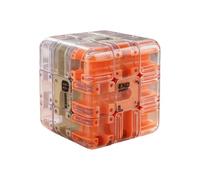 Grande Labirinto 3D con Palline Rotolanti, Labirinto di Marmo Puzzle Cubo Labirintos 3D, 3x3 Gioco di Labirinti con Palline Rotolanti, per Allenamento Logico, Focus Educativo