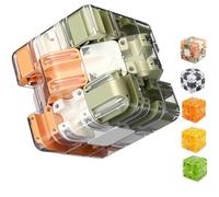 Grande Labirinto 3D, Puzzle a Cubo - Coinvolgente Giocattolo Rompicapo, Puzzle Ad Alta Difficoltà, Puzzle a Cubo Magico 3D, Puzzle a Sfera - Giocattolo(Style A,2PCS)