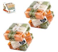 Grande Labirinto 3D Puzzle Cubo, Coinvolgente Rompicapo, Sfida Logica, Antistress, Cubo Fidget, Allenamento del QI, Gioco Educativo per la Concentrazione, Regalo (2 Pcs)