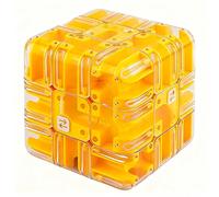 Grande Labirinto 3D Puzzle, Gioco Stimolante per il Cervello, Giocattolo per la Consapevolezza Spaziale per lo Sviluppo della Logica per Adulti e Adolescenti yellow