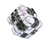 Grande labirinto 3D puzzle labirinto giocattolo coinvolgente rompicapo, sensibilizzazione spaziale del cervello, cubo magico ad alta difficoltà e palla per migliorare lo sviluppo logico (bianco)