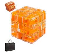 Grande labirinto 3D Puzzle Maze Cube - Giocattolo rompicapo coinvolgente, affina la coordinazione occhio-mano e la concentrazione, puzzle per l'allenamento mentale della percezione spaziale (D#)