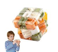 Grande Labirinto Puzzle 3D Cubo Labirinto, Sfida Logica 3x3 Labirinto Puzzle Cubo Giocattolo For Alleviare Lo Stress E Sviluppo Logico Adatto For Adulti, Bambini E Famiglie(A)
