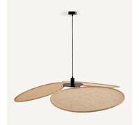 Grande lampada a sospensione Canopée, design Emmanuel Gallina Beige TU