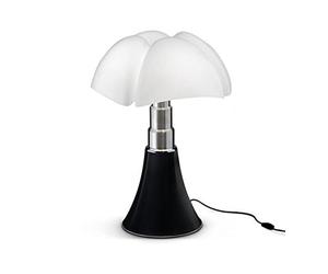 Grande lampada Pipistrello Nero Opaco H66-86cm