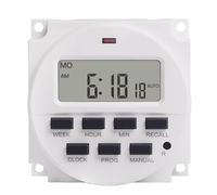 GRANDE LCD Digitale da 1,6 pollici 220V 230V AC 7 giorni timer programmabile con relè interno elencato e funzione di conto alla rovescia(220V AC)