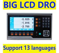 GRANDE LCD DRO 2 3 4 5 assi 13 lingue Metallo Ferro Shell Lettura digitale YH800-2P YH800-3P YH800-4P YH800-5P