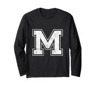 Grande Lettera M Maglia a Manica