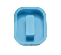 Grande Lettera Resina Modelli Alfabeto O Silicone Blu 6"