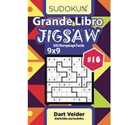 Grande Libro Sudoku Jigsaw - 500 Rompicapi Facile 9x9 (Volume 16) - Italian Edition