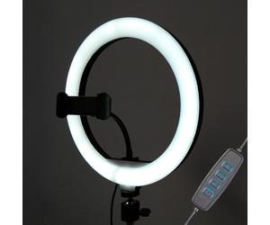 Grande Luce ad Anello Senza Treppiede Ringlight Cellulare Supporto per Tripod