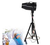 Grande macchina per bolle, macchina per bolle per feste all'aperto, spruzza schiuma bianca come la neve fino a 6-10 metri di altezza, coprendo istantaneamente 80 metri quadrati(Black)
