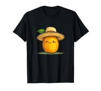 Grande Mango Fiesta in un Colorato Sombrero Maglietta