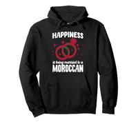 Grande Matrimonio Marocchino dicendo Marocco Moglie Marito Felpa con Cappuccio