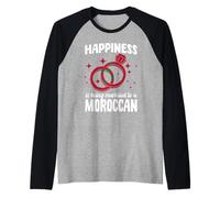 Grande Matrimonio Marocchino dicendo Marocco Moglie Marito Maglia con Maniche Raglan