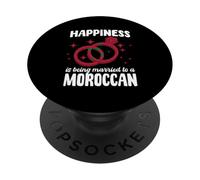 Grande matrimonio marocchino dicendo marocco moglie marito PopSockets PopGrip Adesivo