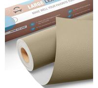 Grande Nastro di Riparazione in Pelle, 40 x 80 cm Toppe autoadesive in pelle, Kit Riparazione Pelle Patch Pelle Adesiva per Seggiolino Auto, Divano, Sedia, Reclinabile, Stivale, Borse - Kaki