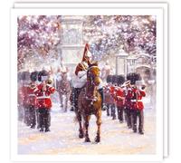 Grande Natale Carte Della Regina Royal Protezioni A Buckingham Palace Scatola Di