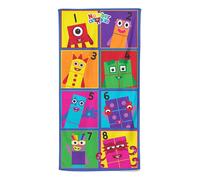 Grande Numberblocks Asciugamano Ragazzi Vellutato Bagno Mare 100% Cotone Licenza