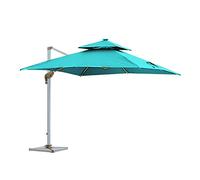 Grande Ombrello da Esterno Hawaii Organ Garden Courtyard Luce ossidata con Ombrello Romano(Blue)