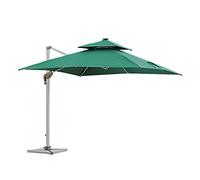 Grande Ombrello da Esterno Hawaii Organ Garden Courtyard Luce ossidata con Ombrello Romano(Green)