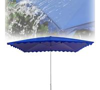 Grande ombrello impermeabile per mercato, 3 x 3 m, 4 x 2 m e 3 x 3 m, ombrellone da giardino per prato, spiaggia e piscina, ombrellone resistente