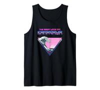 Grande Onda Fuori Kanagawa Vaporwave Stile Triangolo Canotta