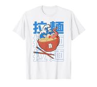 Grande Onda Ramen Polpo Giapponese Foodie Anime Otaku Maglietta